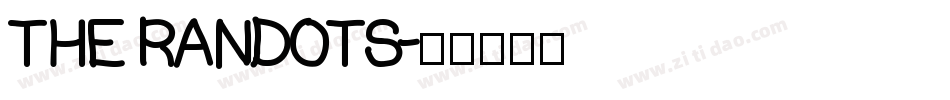 THE RANDOTS字体转换